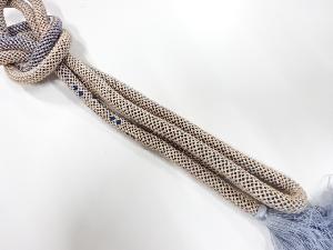 正絹　夏手組帯締め